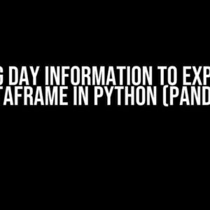 Adding Day Information to Expanded DataFrame in Python (Pandas)